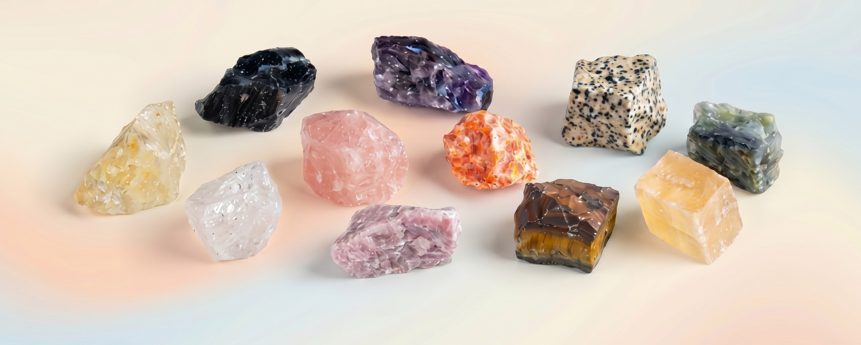 Natural Crystal Incense Holder Collection