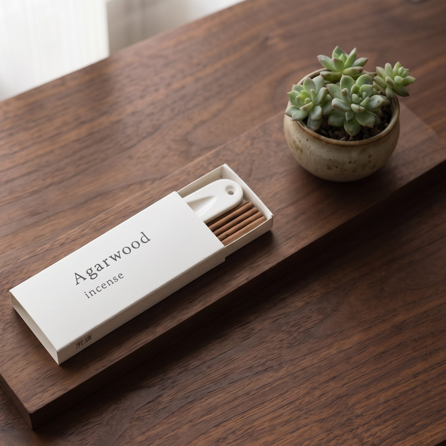 Agarwood (Oudh) Incense Set — Deep & Grounding — premium handcrafted incense sticks in matchbox packaging — handcrafted natural incense by OrientalScent